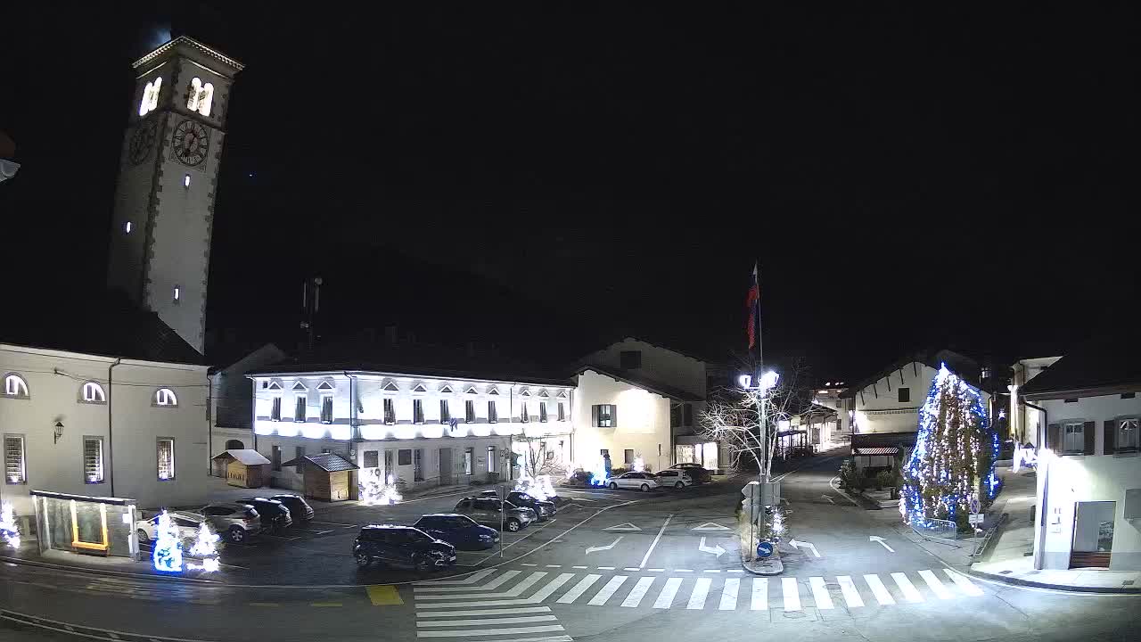 Live webcam Kobarid – Caporetto centro città – Valle dell’Isonzo – Slovenia