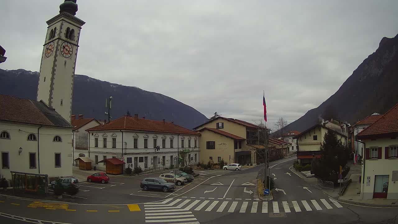 Live webcam Kobarid city center – Soča valley – Slovenia