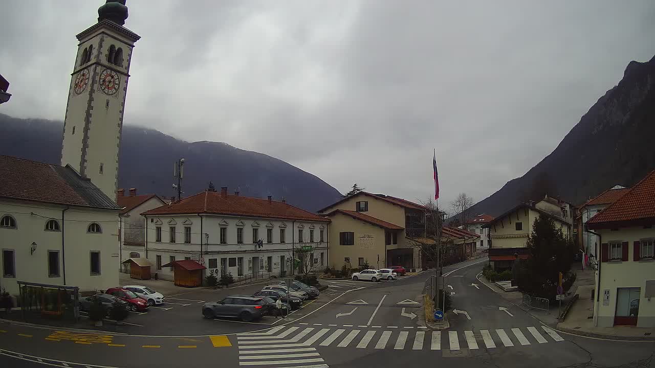 Live webcam Kobarid city center – Soča valley – Slovenia