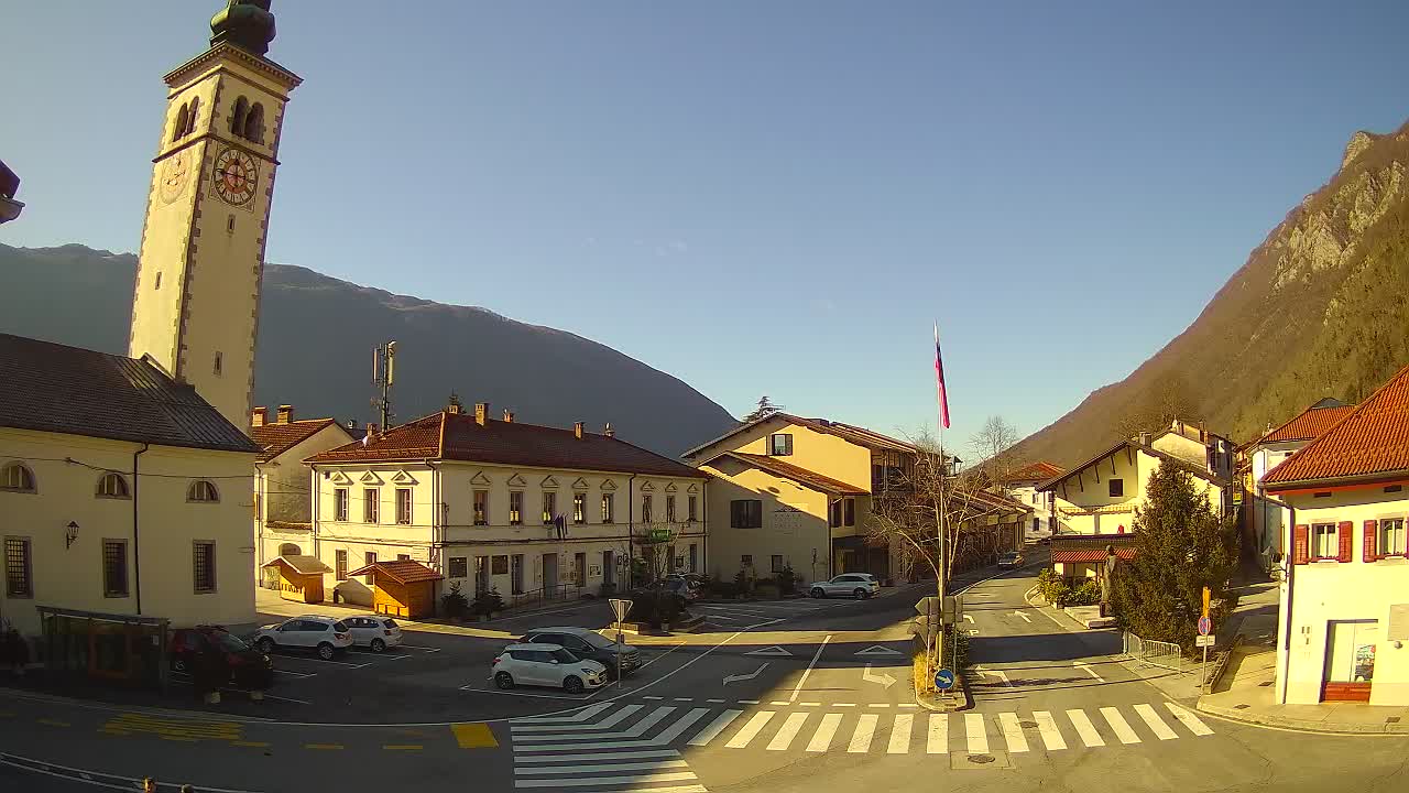 Live webcam Kobarid city center – Soča valley – Slovenia