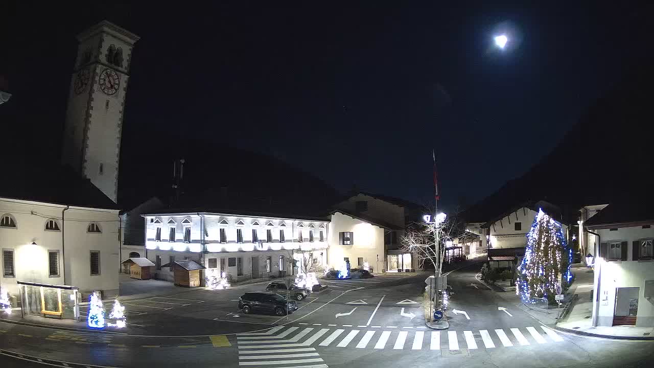 Cámara web en vivo Centro de la ciudad de Kobarid – Valle de Soča – Eslovenia