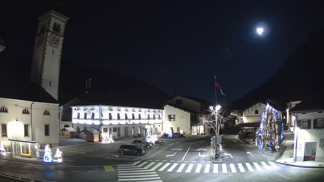 Webcam en direct du centre-ville de Kobarid – Vallée de la Soča – Slovénie