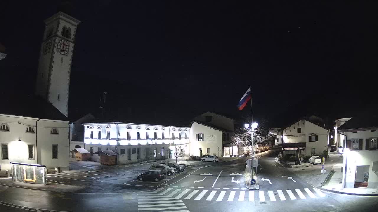 Cámara web en vivo Centro de la ciudad de Kobarid – Valle de Soča – Eslovenia