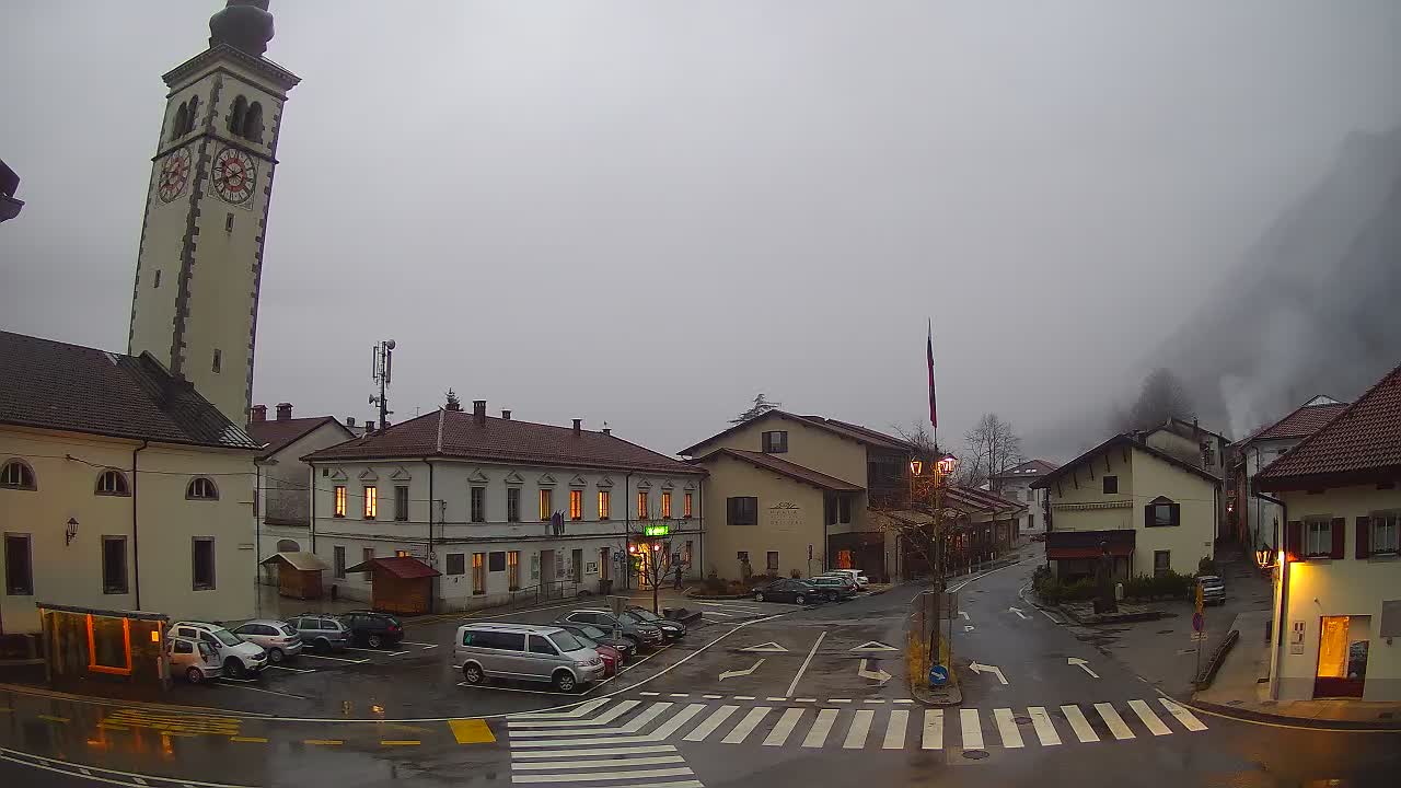 Webcam en direct du centre-ville de Kobarid – Vallée de la Soča – Slovénie