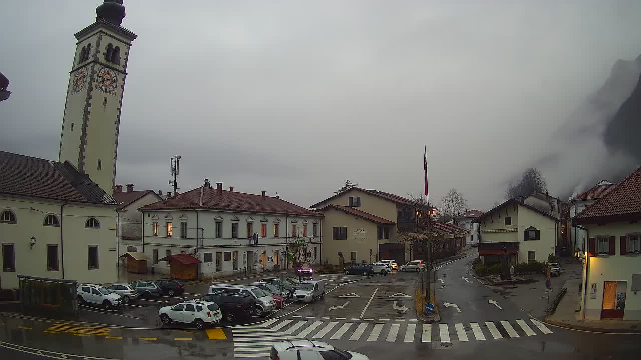 Webcam en direct du centre-ville de Kobarid – Vallée de la Soča – Slovénie