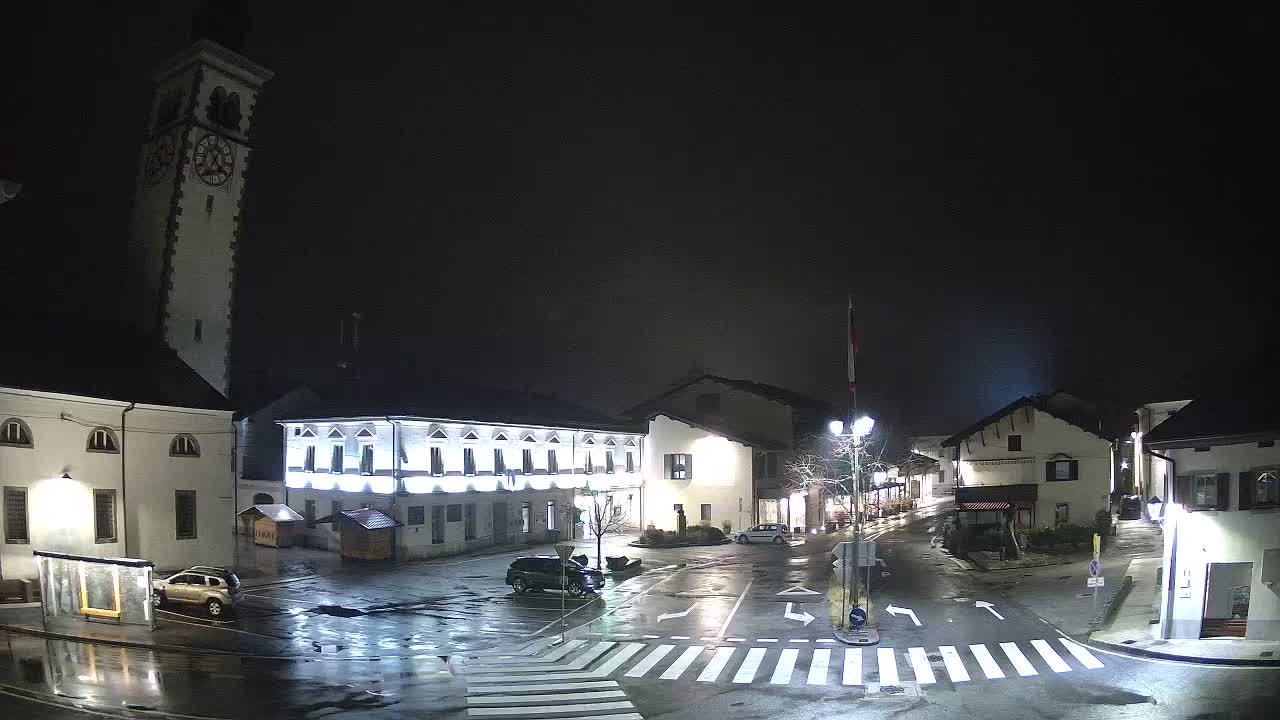 Live webcam Kobarid – Caporetto centro città – Valle dell’Isonzo – Slovenia