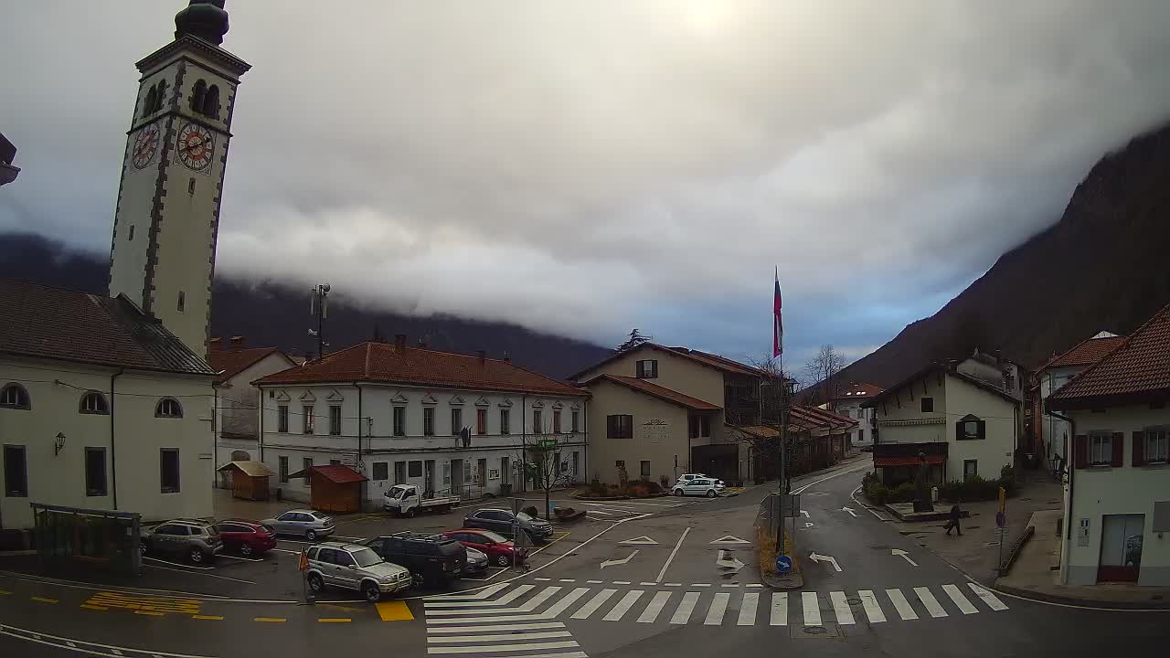 Webcam en direct du centre-ville de Kobarid – Vallée de la Soča – Slovénie