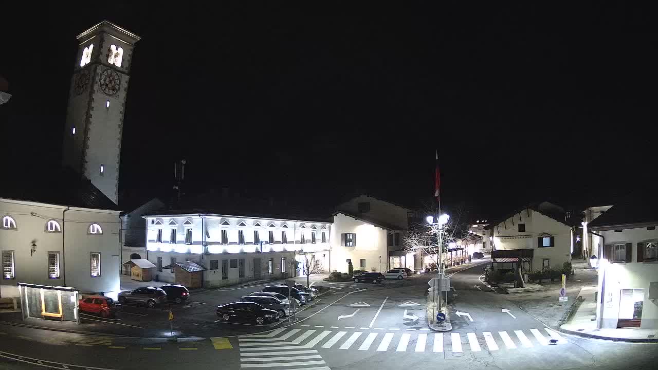 Cámara web en vivo Centro de la ciudad de Kobarid – Valle de Soča – Eslovenia