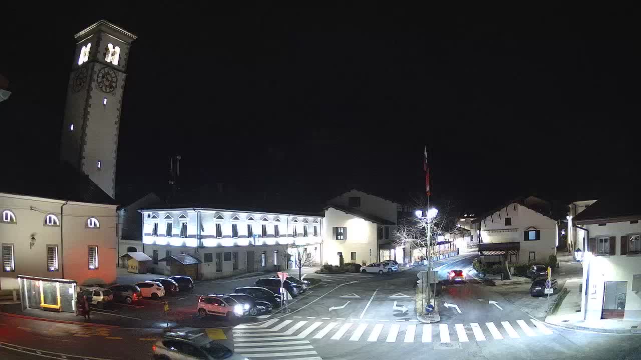 Live-Webcam Stadtzentrum von Kobarid – Soča-Tal – Slowenien