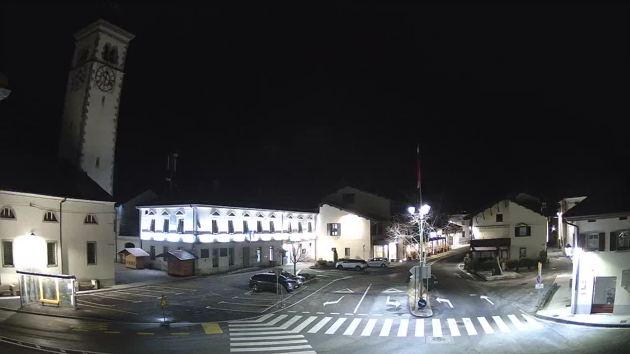 Live-Webcam Stadtzentrum von Kobarid – Soča-Tal – Slowenien