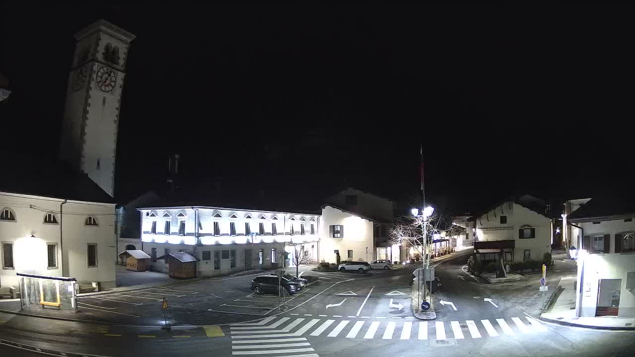 Webcam en direct du centre-ville de Kobarid – Vallée de la Soča – Slovénie