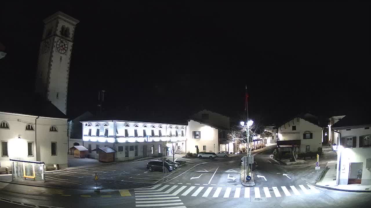 Live-Webcam Stadtzentrum von Kobarid – Soča-Tal – Slowenien