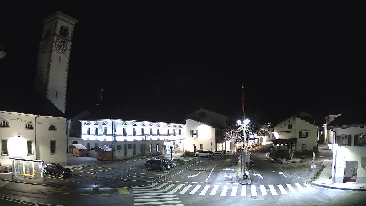 Live-Webcam Stadtzentrum von Kobarid – Soča-Tal – Slowenien