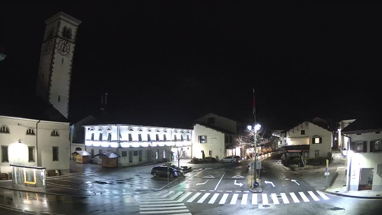 Cámara web en vivo Centro de la ciudad de Kobarid – Valle de Soča – Eslovenia