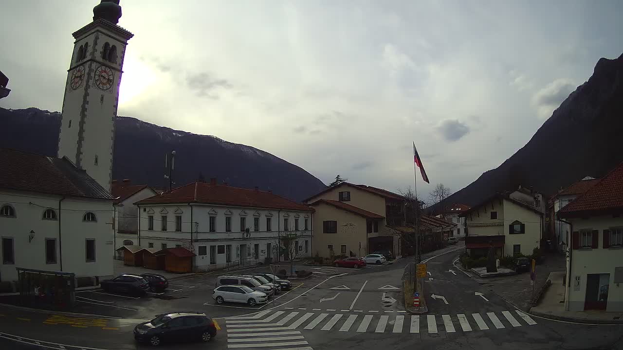 Webcam en direct du centre-ville de Kobarid – Vallée de la Soča – Slovénie