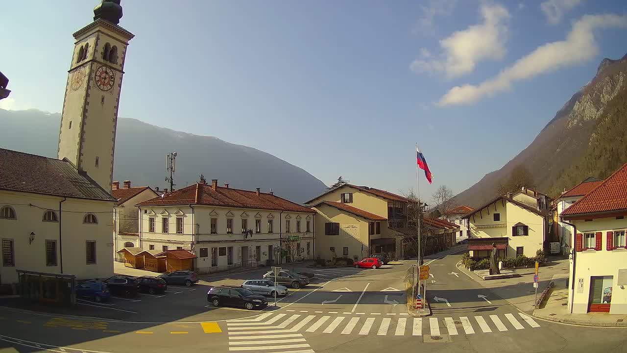 Live webcam Kobarid city center – Soča valley – Slovenia