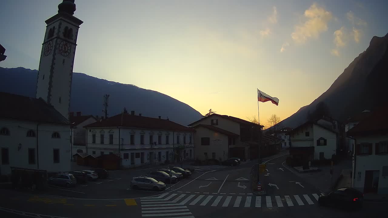 Live webcam Kobarid – Caporetto centro città – Valle dell’Isonzo – Slovenia