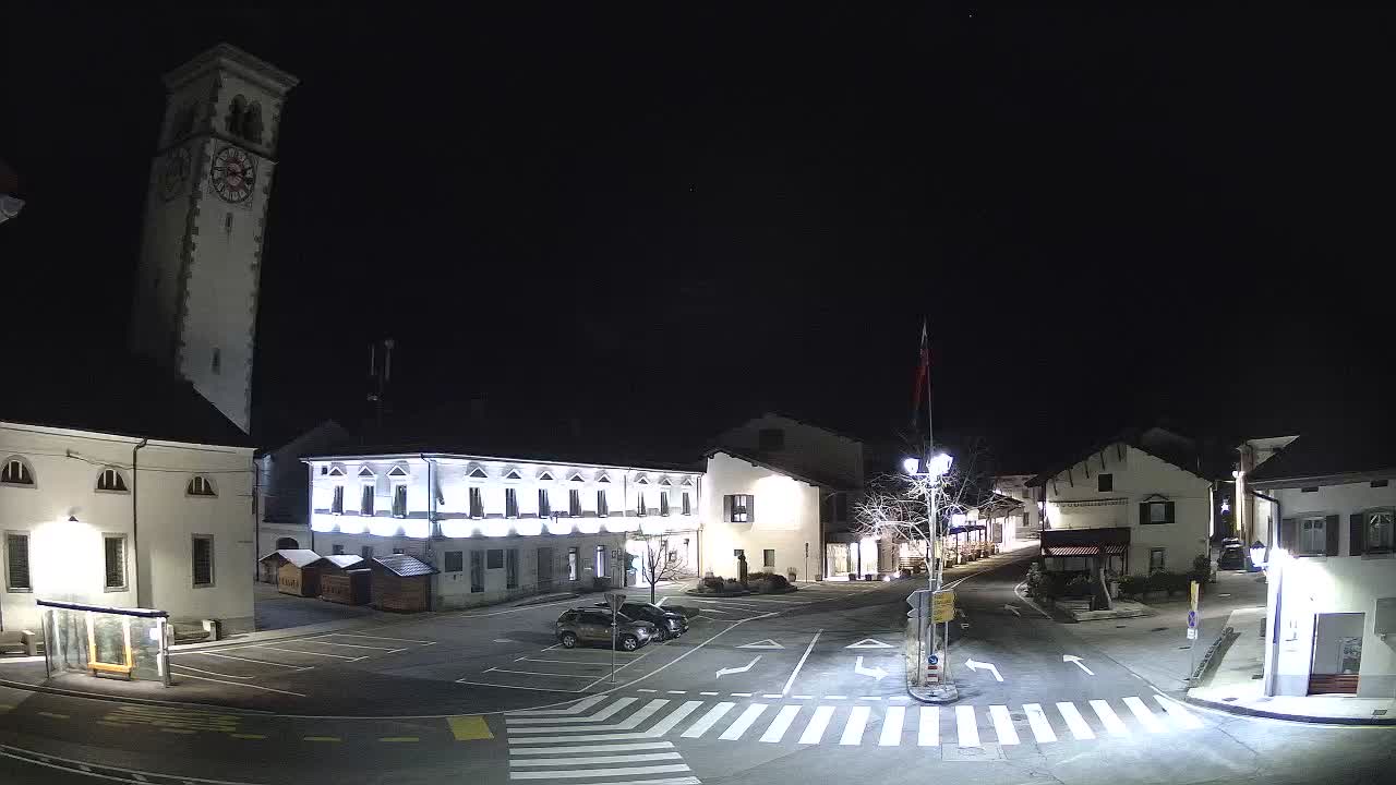 Webcam en direct du centre-ville de Kobarid – Vallée de la Soča – Slovénie