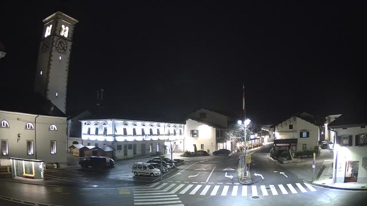 Live webcam Kobarid – Caporetto centro città – Valle dell’Isonzo – Slovenia