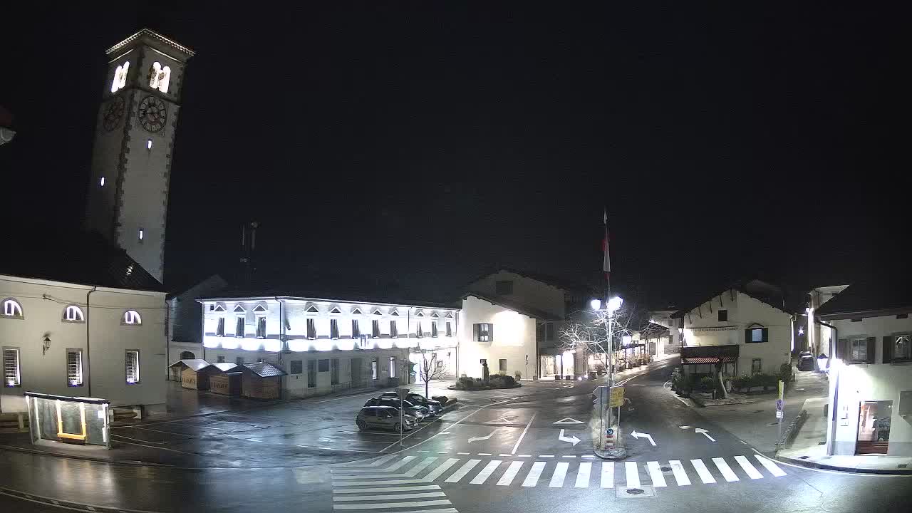 Live-Webcam Stadtzentrum von Kobarid – Soča-Tal – Slowenien