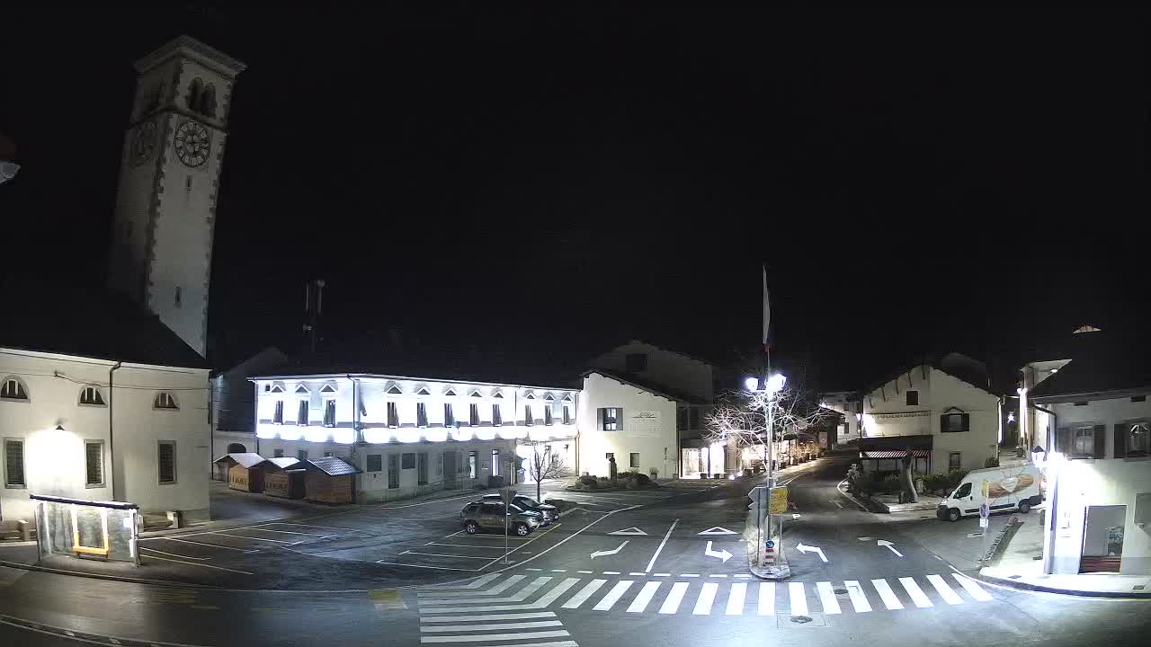 Live-Webcam Stadtzentrum von Kobarid – Soča-Tal – Slowenien