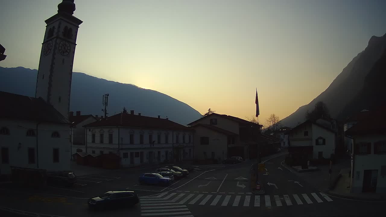 Live-Webcam Stadtzentrum von Kobarid – Soča-Tal – Slowenien