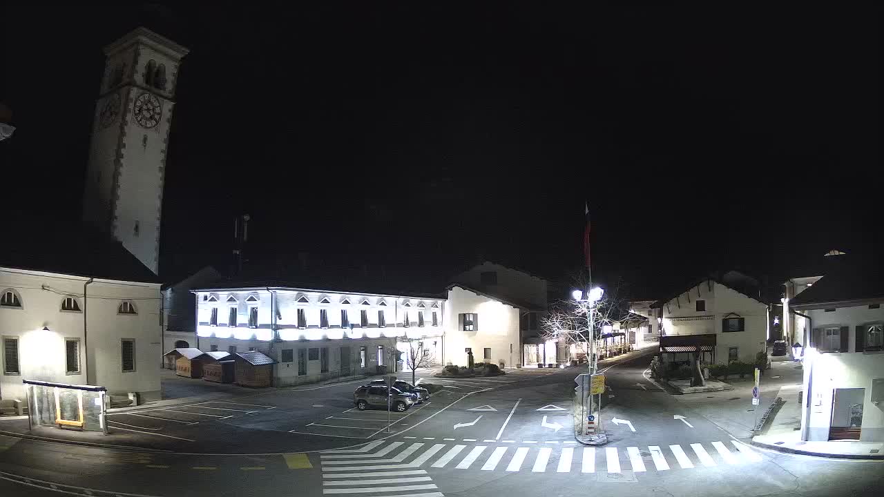 Live webcam Kobarid – Caporetto centro città – Valle dell’Isonzo – Slovenia