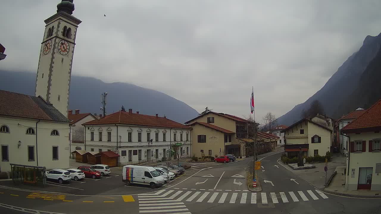 Live webcam Kobarid city center – Soča valley – Slovenia