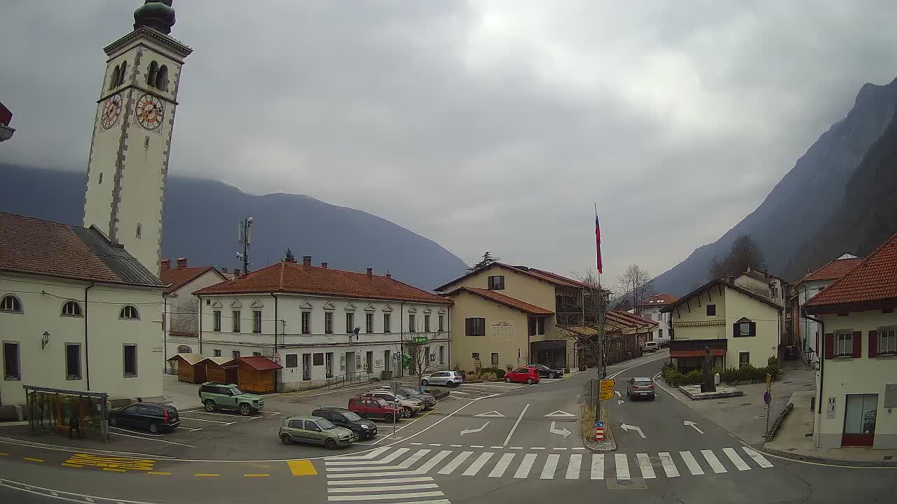 Live webcam Kobarid city center – Soča valley – Slovenia