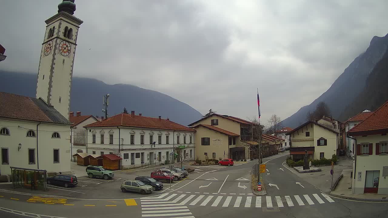 Live webcam Kobarid city center – Soča valley – Slovenia