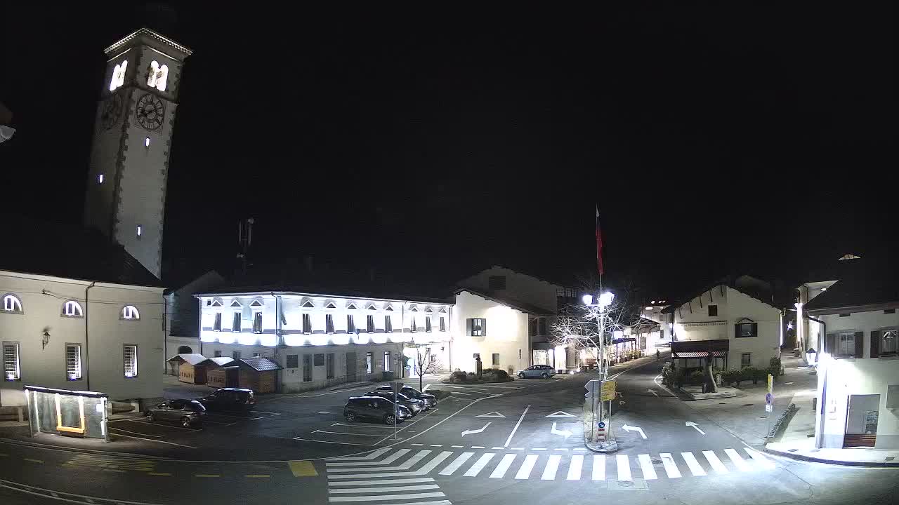 Webcam en direct du centre-ville de Kobarid – Vallée de la Soča – Slovénie