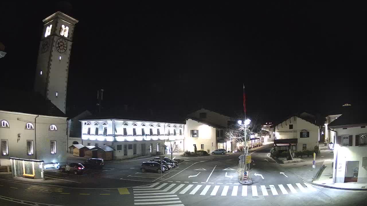 Webcam en direct du centre-ville de Kobarid – Vallée de la Soča – Slovénie