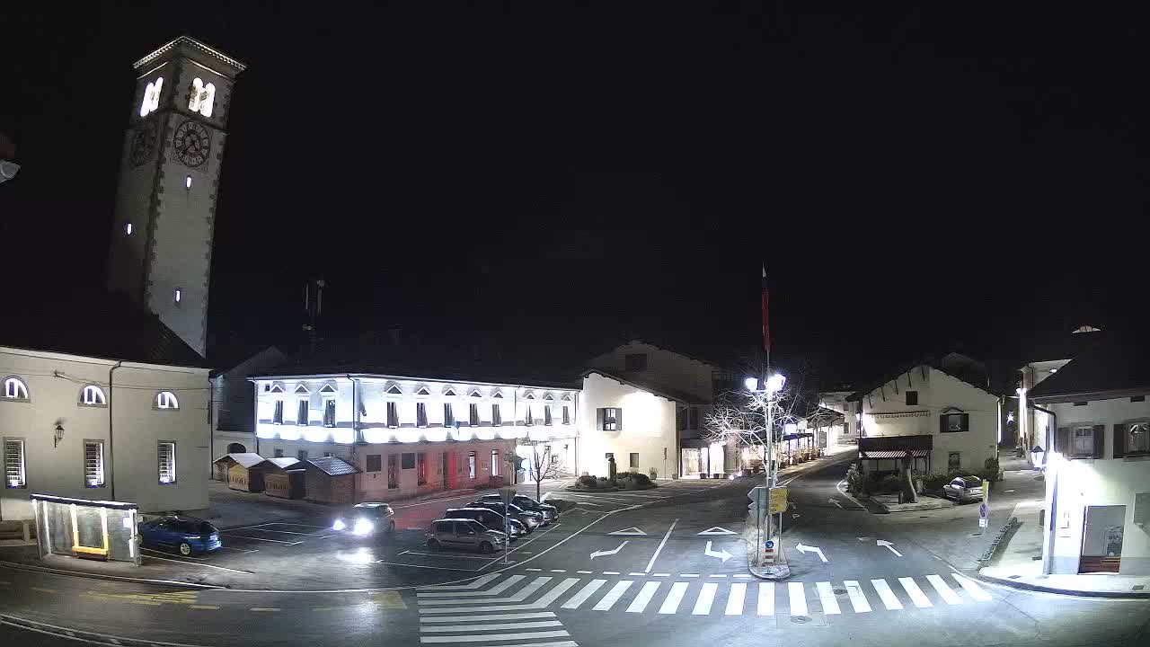 Live-Webcam Stadtzentrum von Kobarid – Soča-Tal – Slowenien