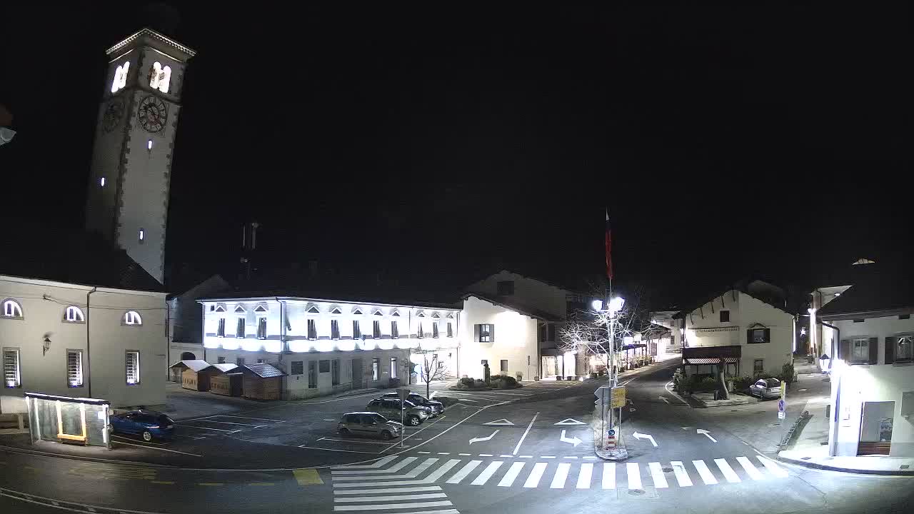 Live-Webcam Stadtzentrum von Kobarid – Soča-Tal – Slowenien