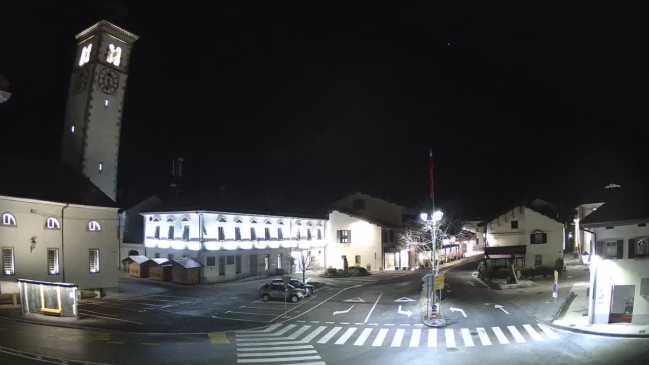 Webcam en direct du centre-ville de Kobarid – Vallée de la Soča – Slovénie