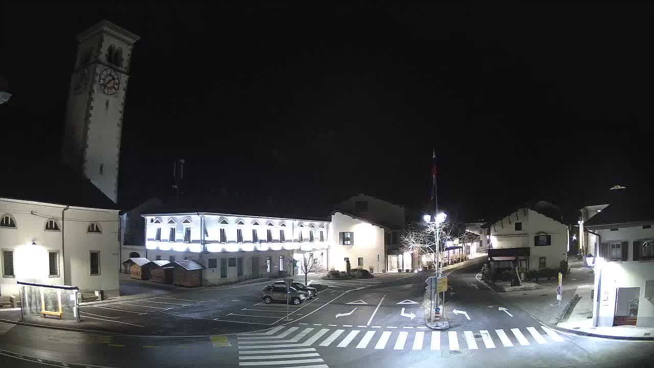 Live webcam Kobarid – Caporetto centro città – Valle dell’Isonzo – Slovenia