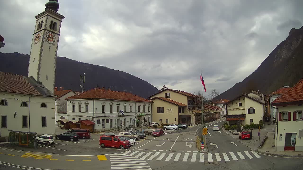 Live webcam Kobarid city center – Soča valley – Slovenia