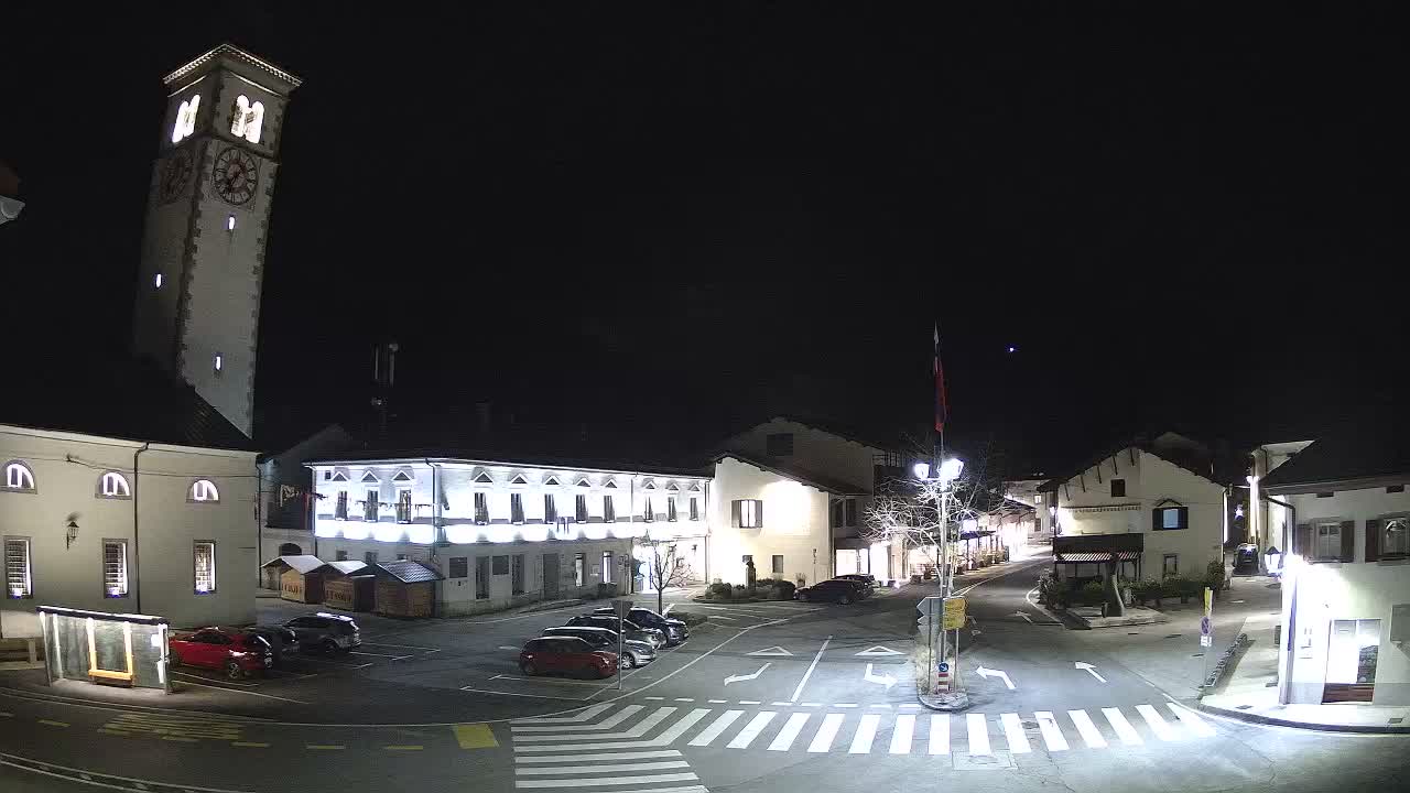 Live webcam Kobarid – Caporetto centro città – Valle dell’Isonzo – Slovenia