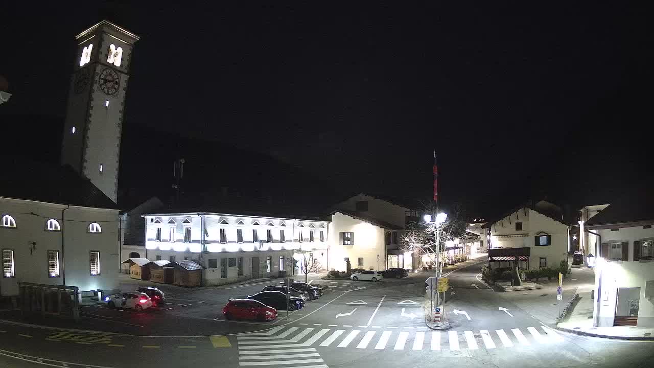 Webcam en direct du centre-ville de Kobarid – Vallée de la Soča – Slovénie