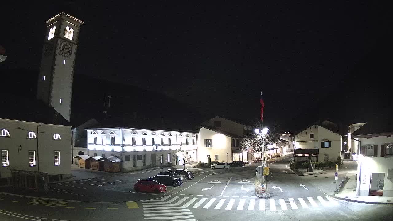 Webcam en direct du centre-ville de Kobarid – Vallée de la Soča – Slovénie