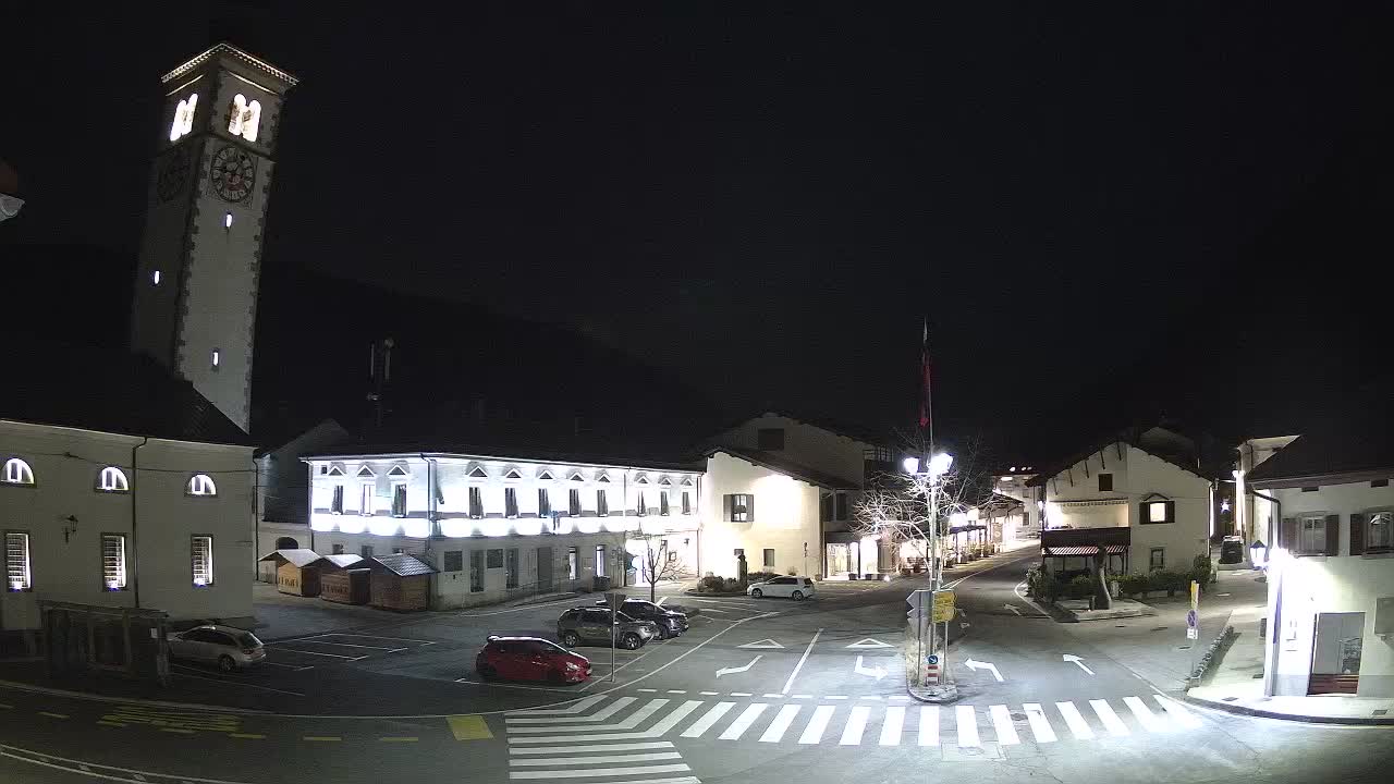 Cámara web en vivo Centro de la ciudad de Kobarid – Valle de Soča – Eslovenia