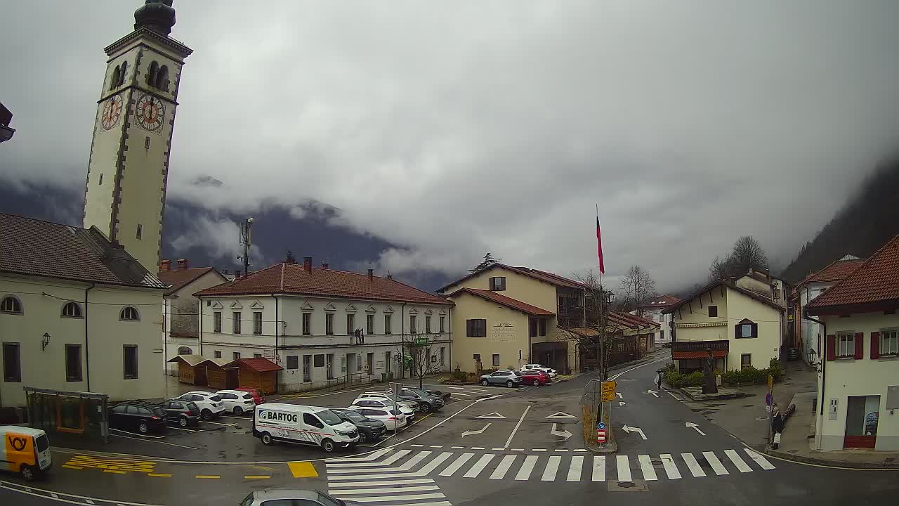 Live webcam Kobarid city center – Soča valley – Slovenia