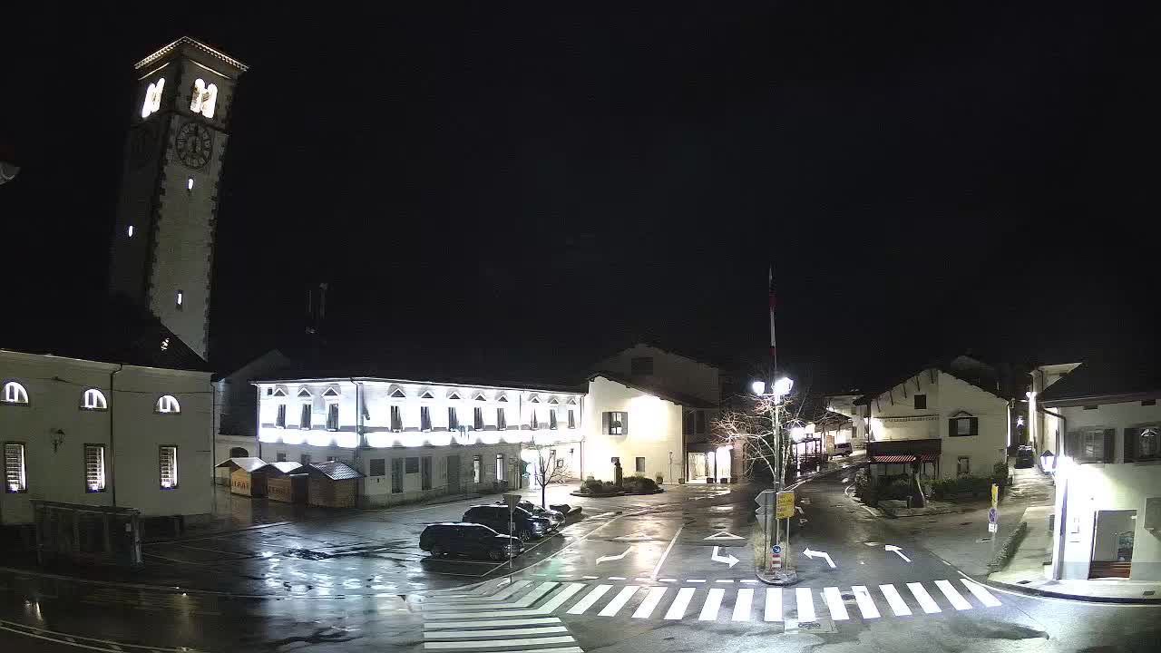 Cámara web en vivo Centro de la ciudad de Kobarid – Valle de Soča – Eslovenia