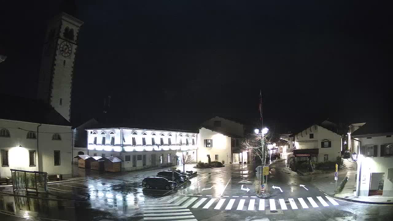 Live-Webcam Stadtzentrum von Kobarid – Soča-Tal – Slowenien