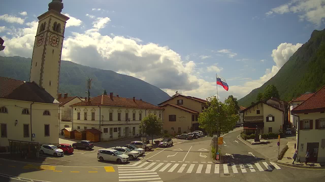 Live webcam Kobarid city center – Soča valley – Slovenia