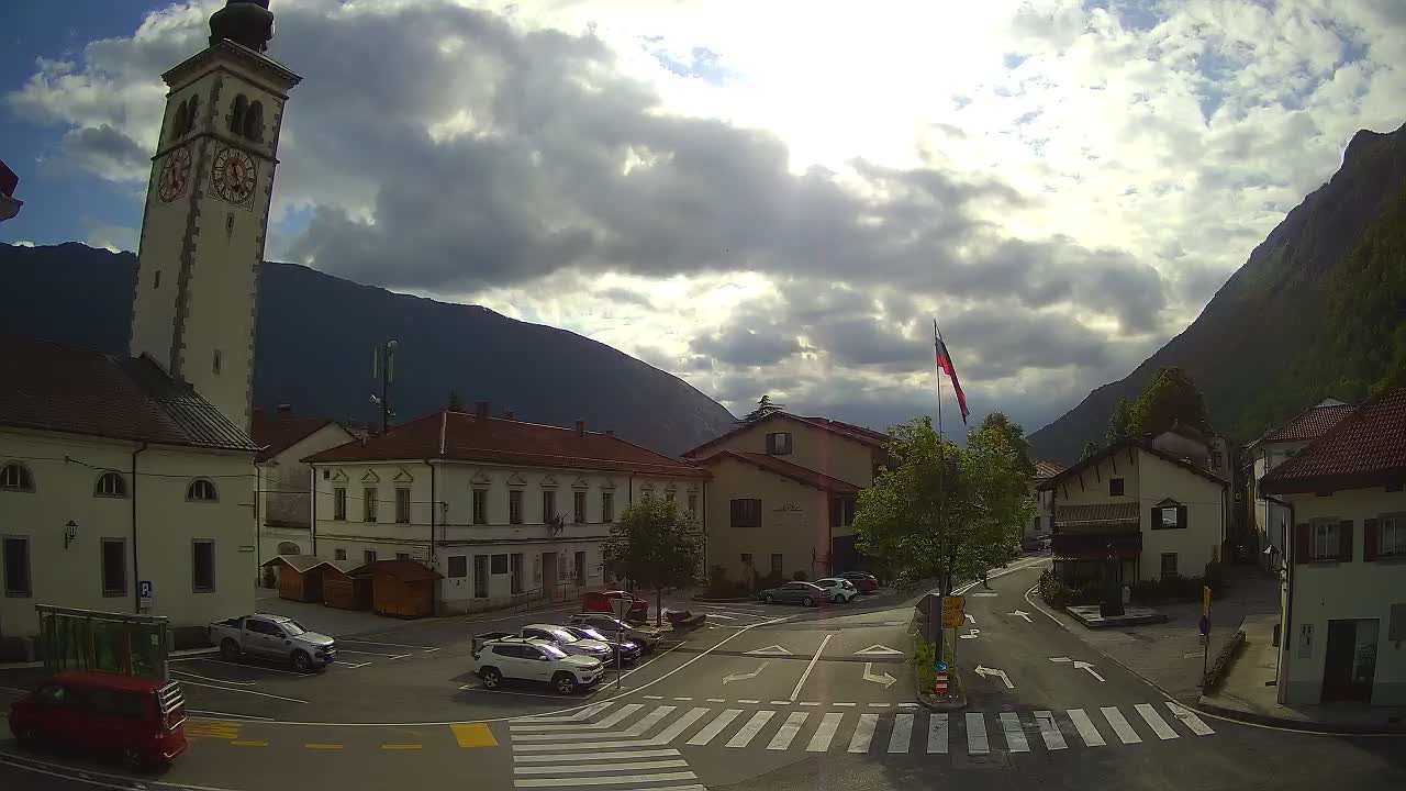 Live webcam Kobarid city center – Soča valley – Slovenia