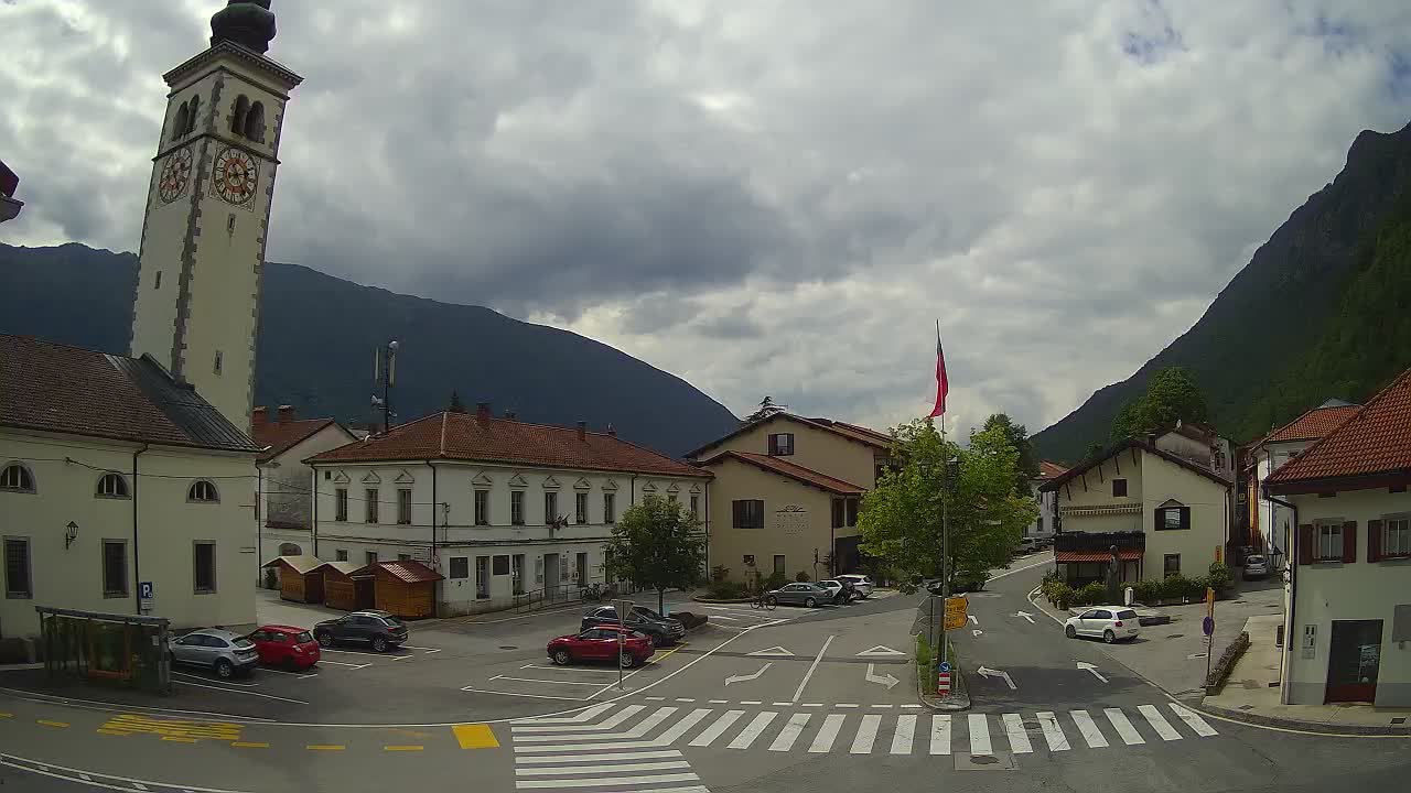 Live webcam Kobarid city center – Soča valley – Slovenia