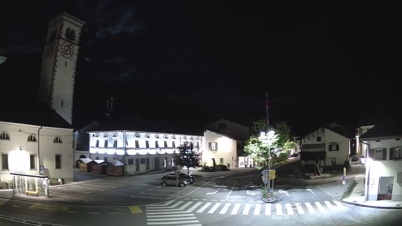 Cámara web en vivo Centro de la ciudad de Kobarid – Valle de Soča – Eslovenia