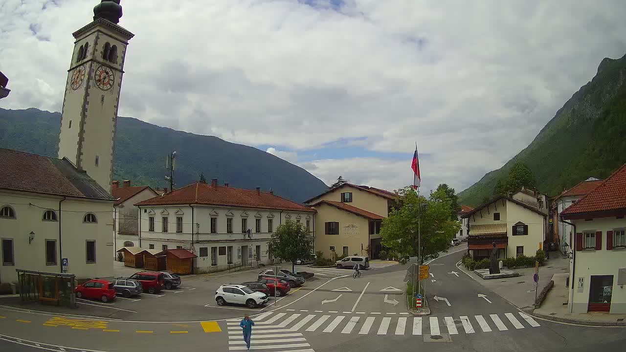 Live webcam Kobarid city center – Soča valley – Slovenia