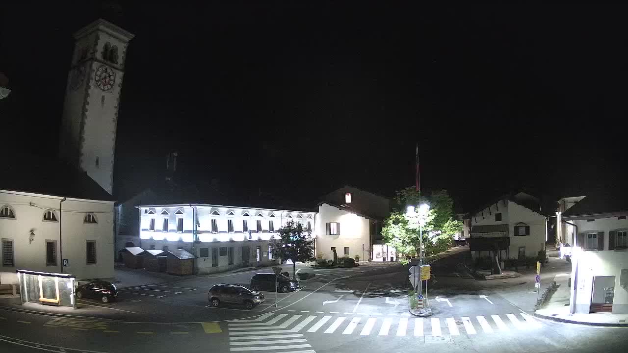 Live-Webcam Stadtzentrum von Kobarid – Soča-Tal – Slowenien
